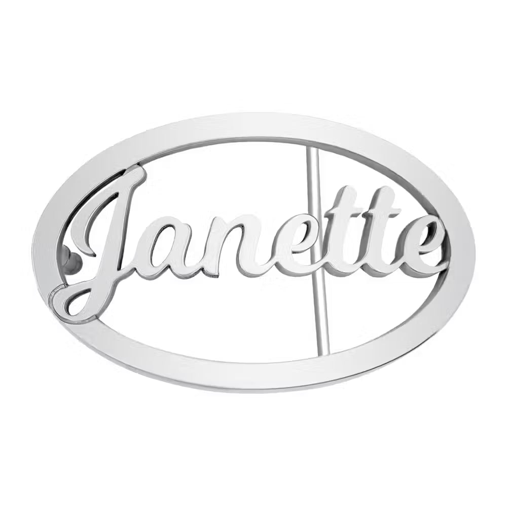 Personalised Name Belt Buckle | Custom Stainless Steel Buckle