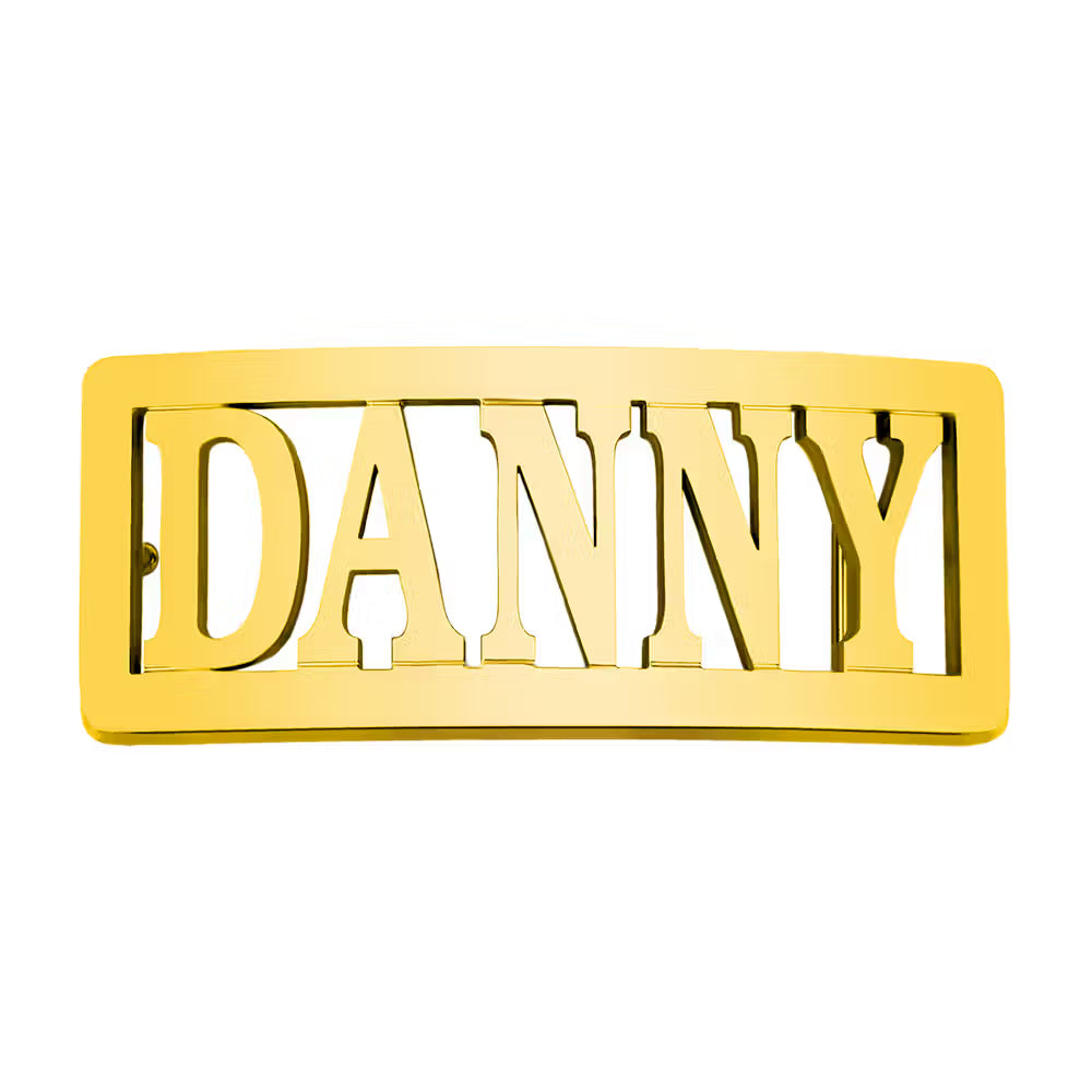 Personalised Name Belt Buckle | Custom Stainless Steel Buckle