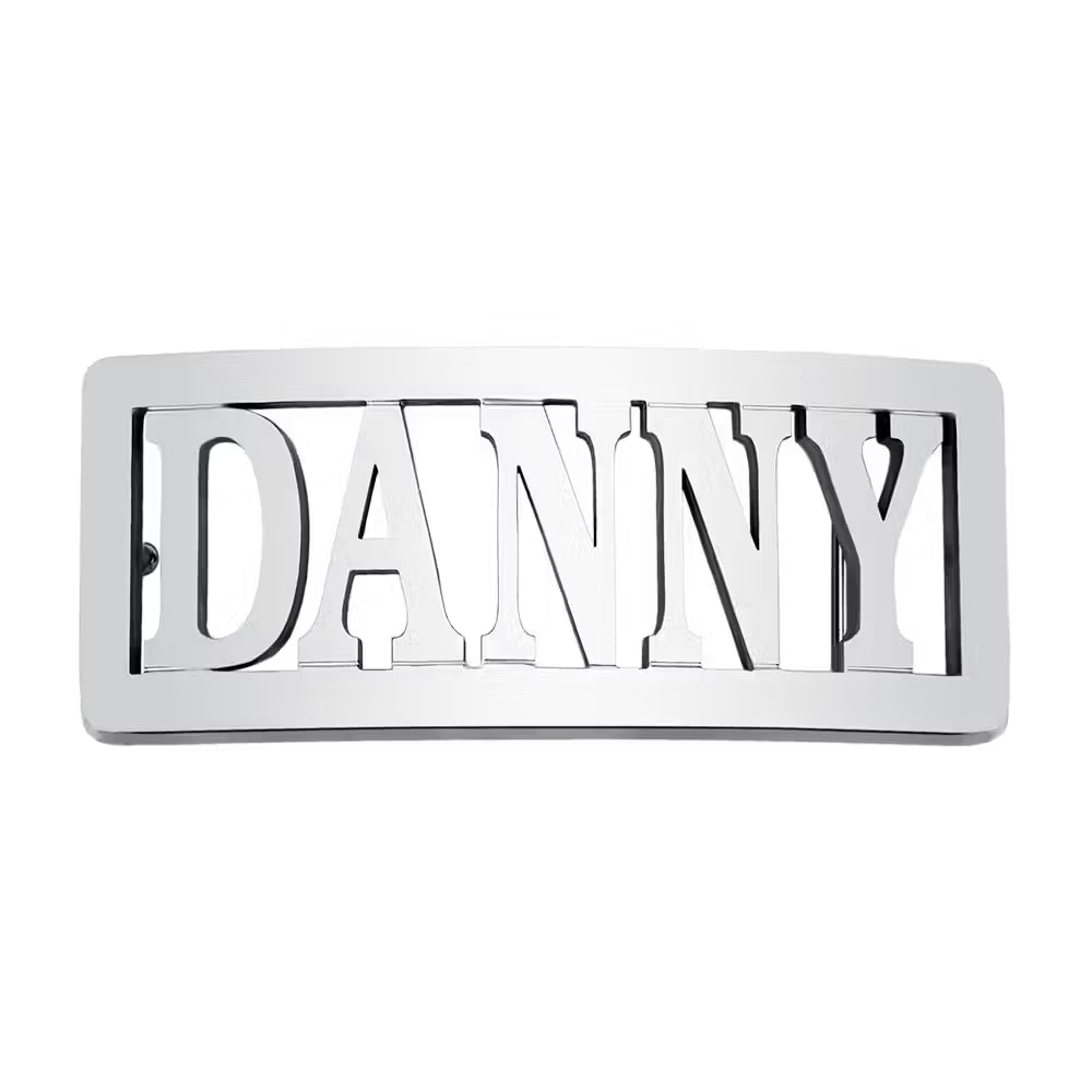 Personalised Name Belt Buckle | Custom Stainless Steel Buckle