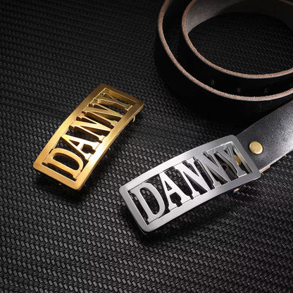 Personalised Name Belt Buckle | Custom Stainless Steel Buckle