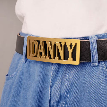 Personalised Name Belt Buckle | Custom Stainless Steel Buckle