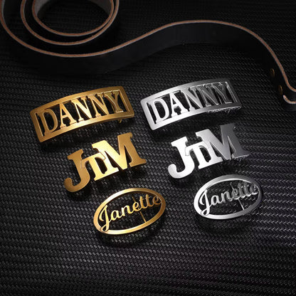 Personalised Name Belt Buckle | Custom Stainless Steel Buckle