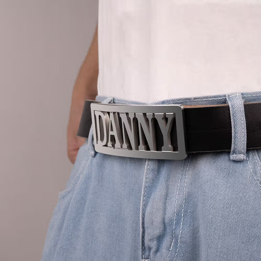 Personalised Name Belt Buckle | Custom Stainless Steel Buckle