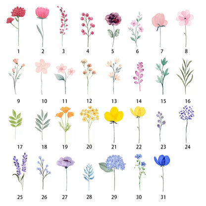 Personalised Grandma’s Garden Flower Blanket