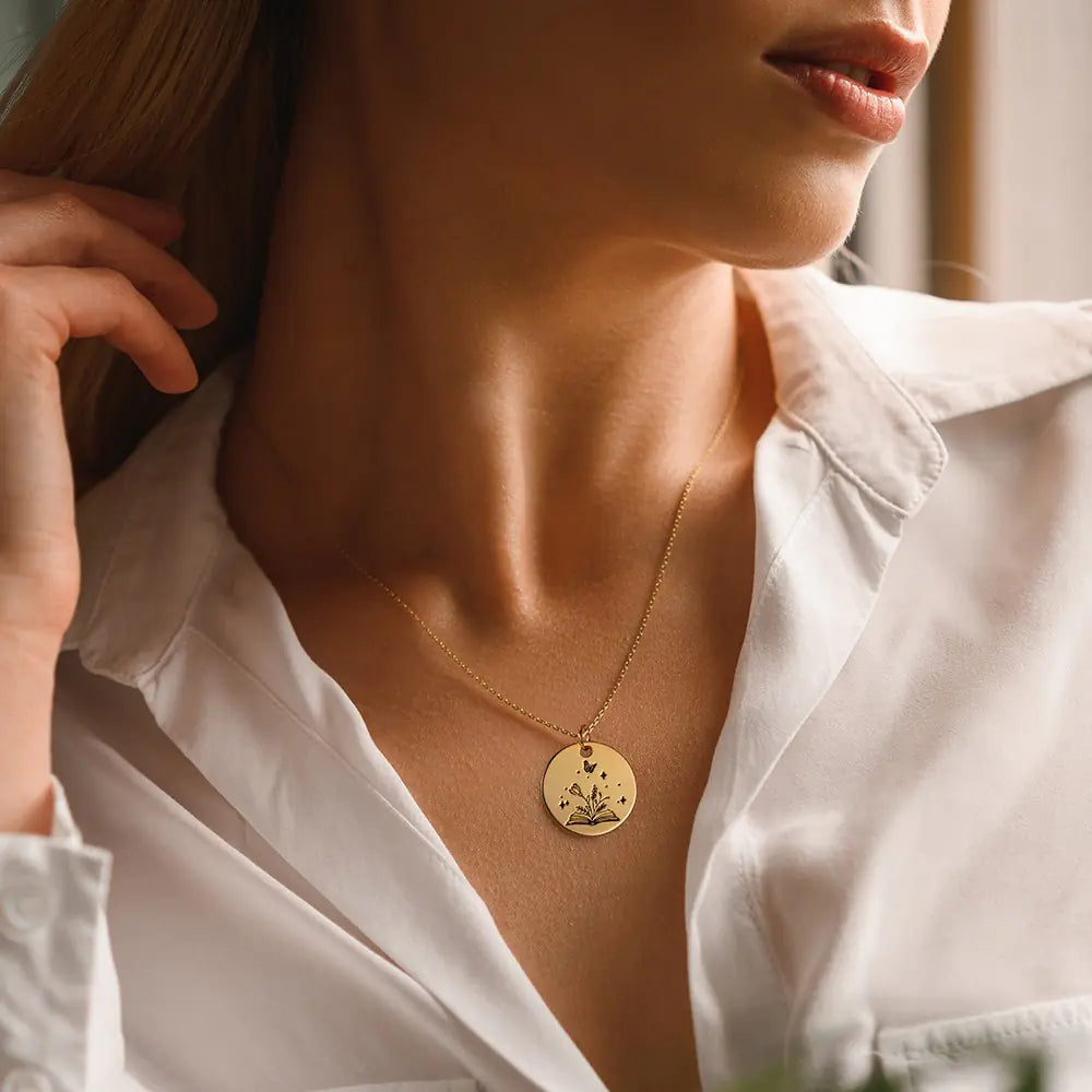 Personalised Blooming Chapters Necklace