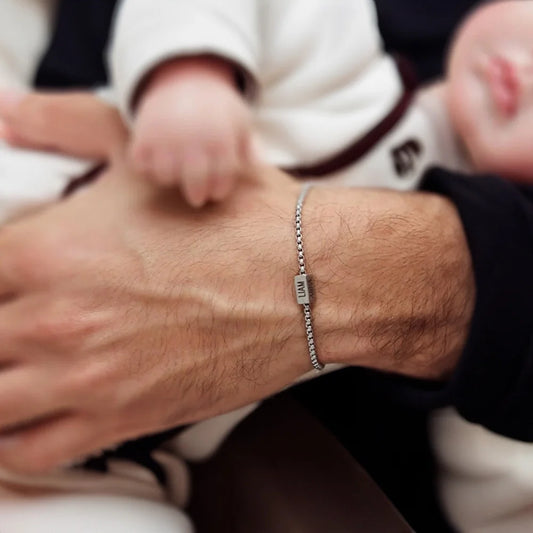 Personalised Men's Bar Bracelet