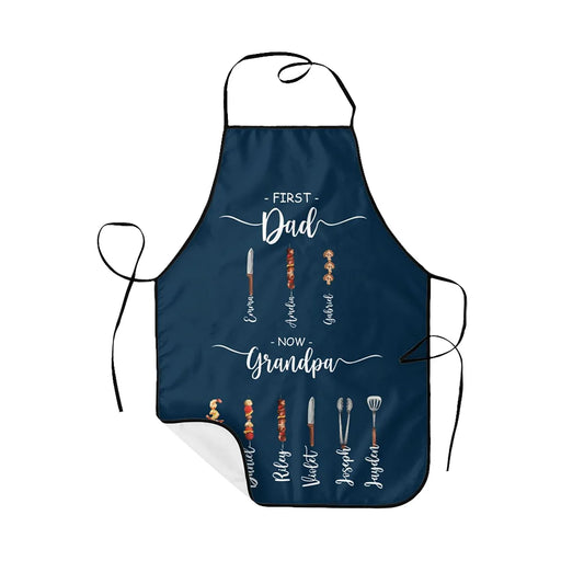 Personalised BBQ Apron for Dad & Grandpa