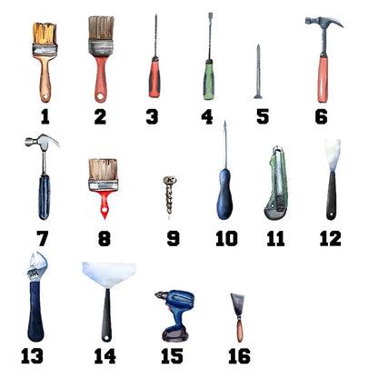 Personalised Dad or Grandpa's Repair Tool Flannel Fleece or Sherpa Blanket