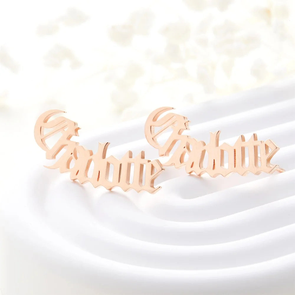 Personalised Name Earrings
