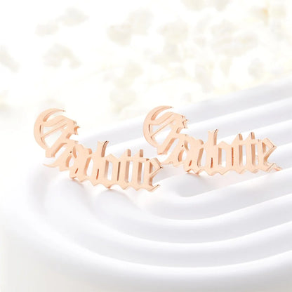 Personalised Name Earrings