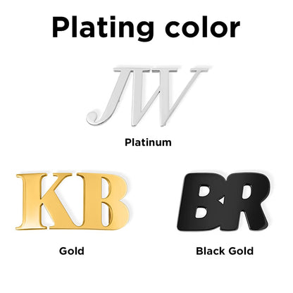 Personalised Initial Belt Buckle | Custom Stainless Steel Monogram Buckle
