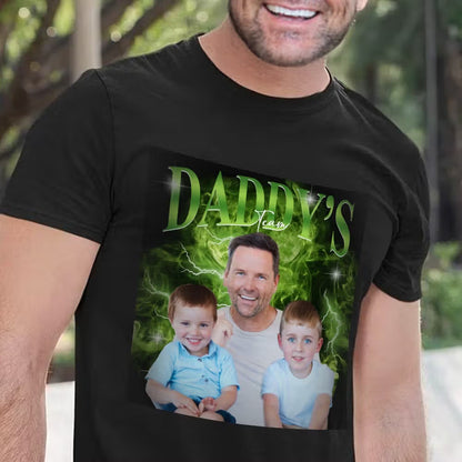 Personalised Daddy/Grandpa's Team Photo T-Shirt
