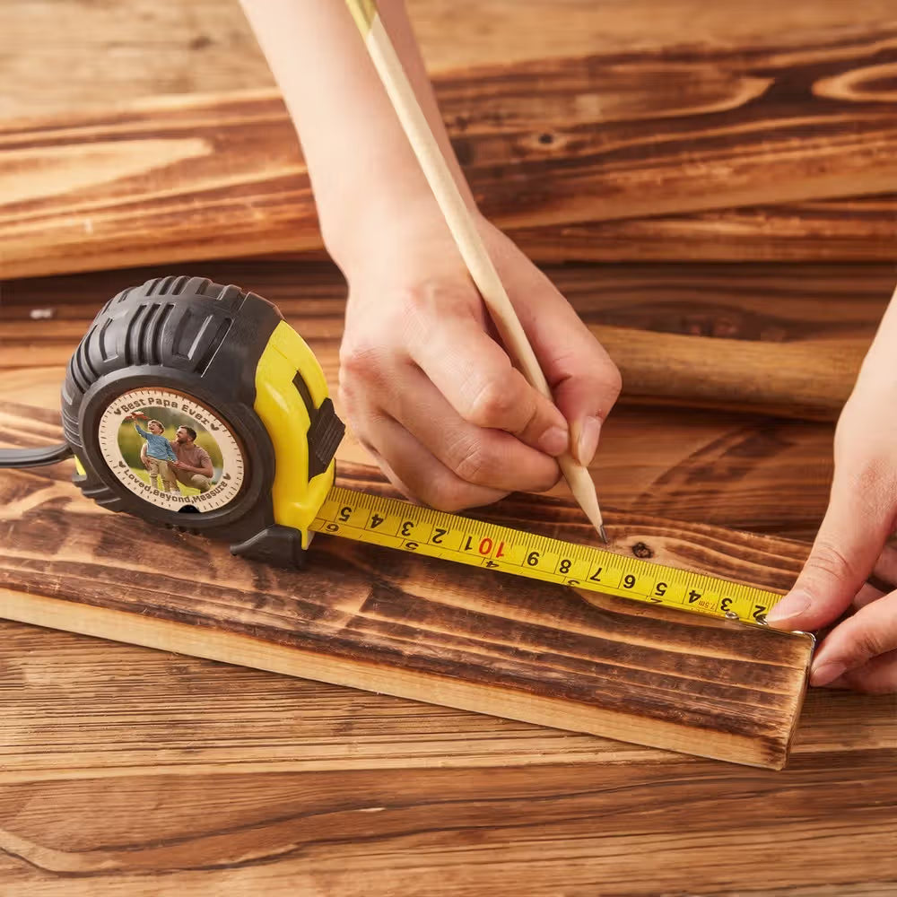 Personalised Photo Measuring Tape | Custom Gift for Dad, Grandpa & More