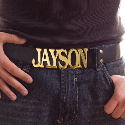 Personalised Name & Logo Belt Buckle | Custom Stainless Steel Buckle