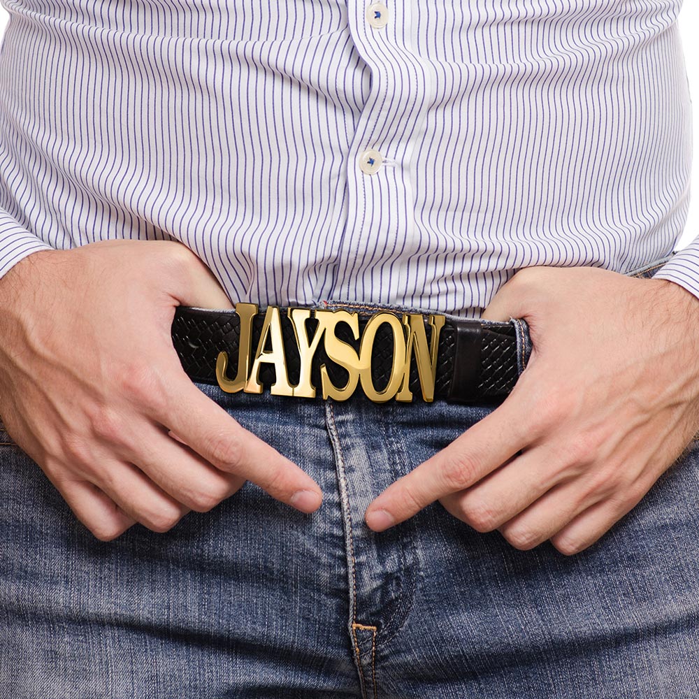 Personalised Name & Logo Belt Buckle | Custom Stainless Steel Buckle