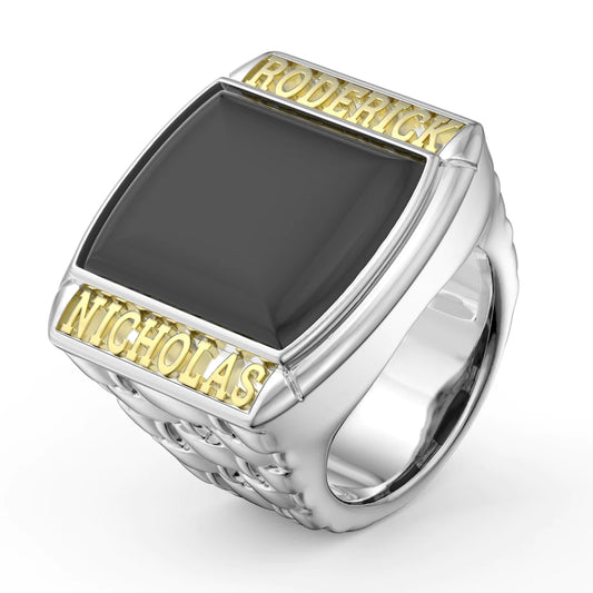 Premium Personalised Names Men Ring