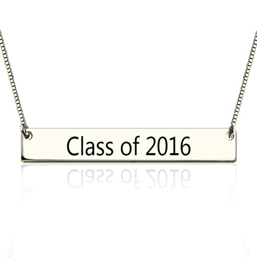 Class of 2024 Graduation Bar Necklace