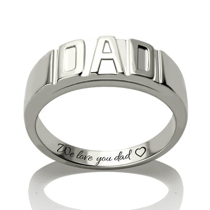 Dad Personalised Ring