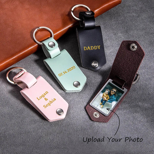 Personalised Coloured Photo Keyring