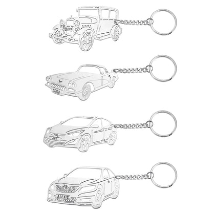 Personalised Car Keyring in Any Model