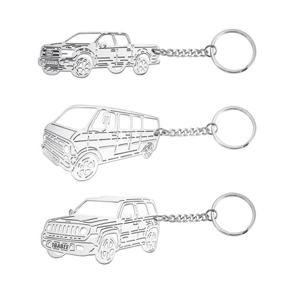 Personalised Car Keyring in Any Model