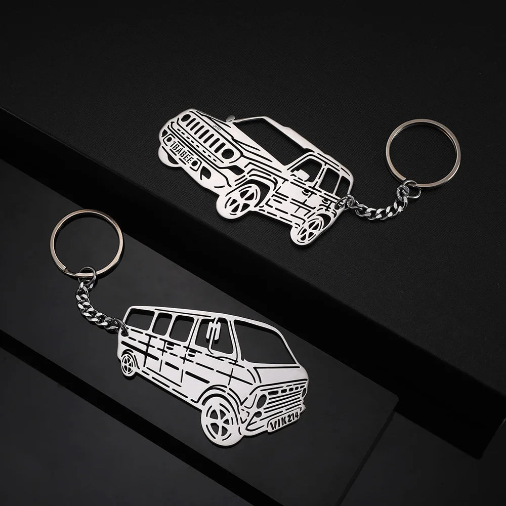 Personalised Car Keyring in Any Model