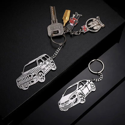 Personalised Car Keyring in Any Model