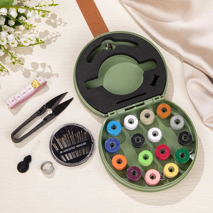 Personalised Name & Birth Flower Portable Sewing Kit Set