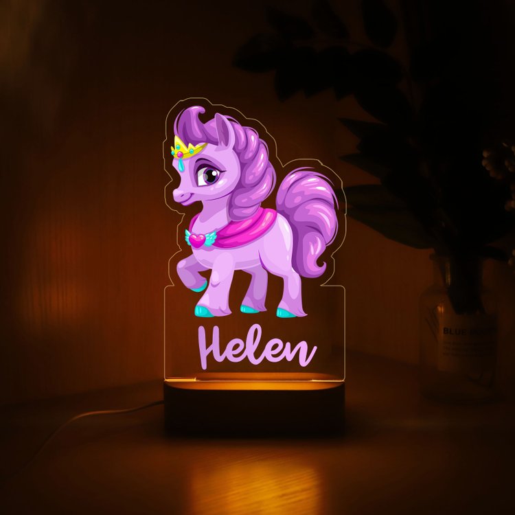 Personalised My Little Pony Name Night Light