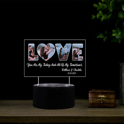 Personalised Love Photo Night Light