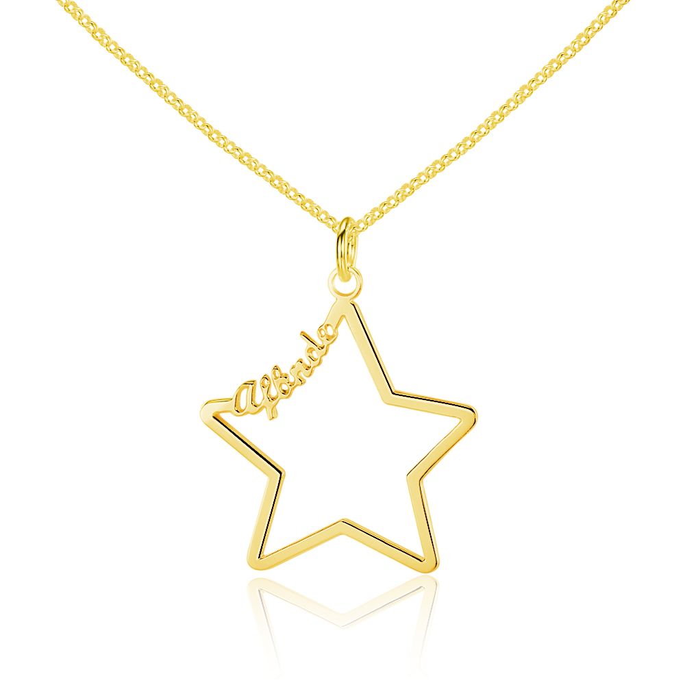 Star Personalised Name Necklace