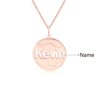 Personalised Soccer Name Necklace