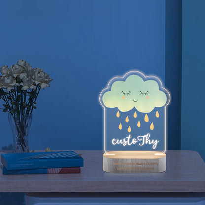 Personalised Cloud Night Light