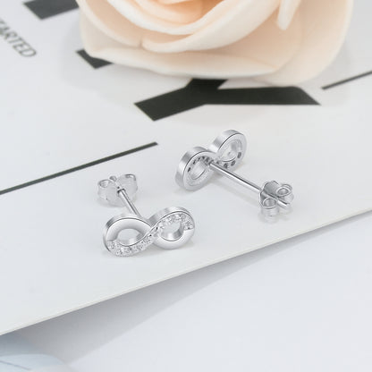 Infinity Stud Earrings