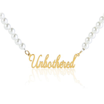 Personalised Pearl Name Necklace