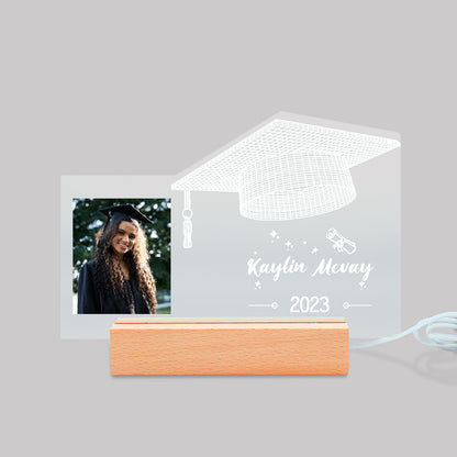 Personalised Graduation Photo Desk Light