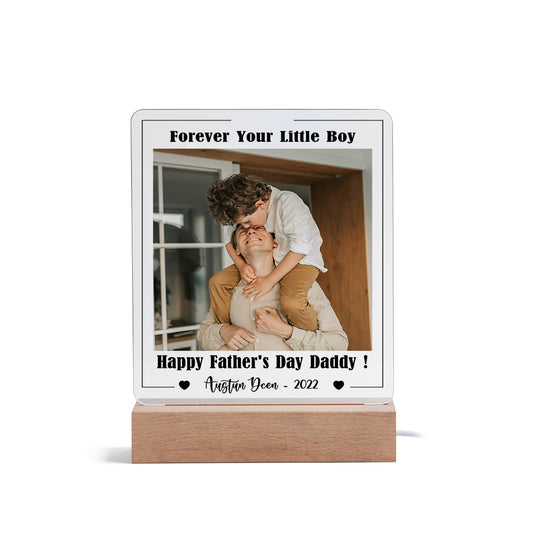 Personalised Your Little Boy Father's Day Night Light