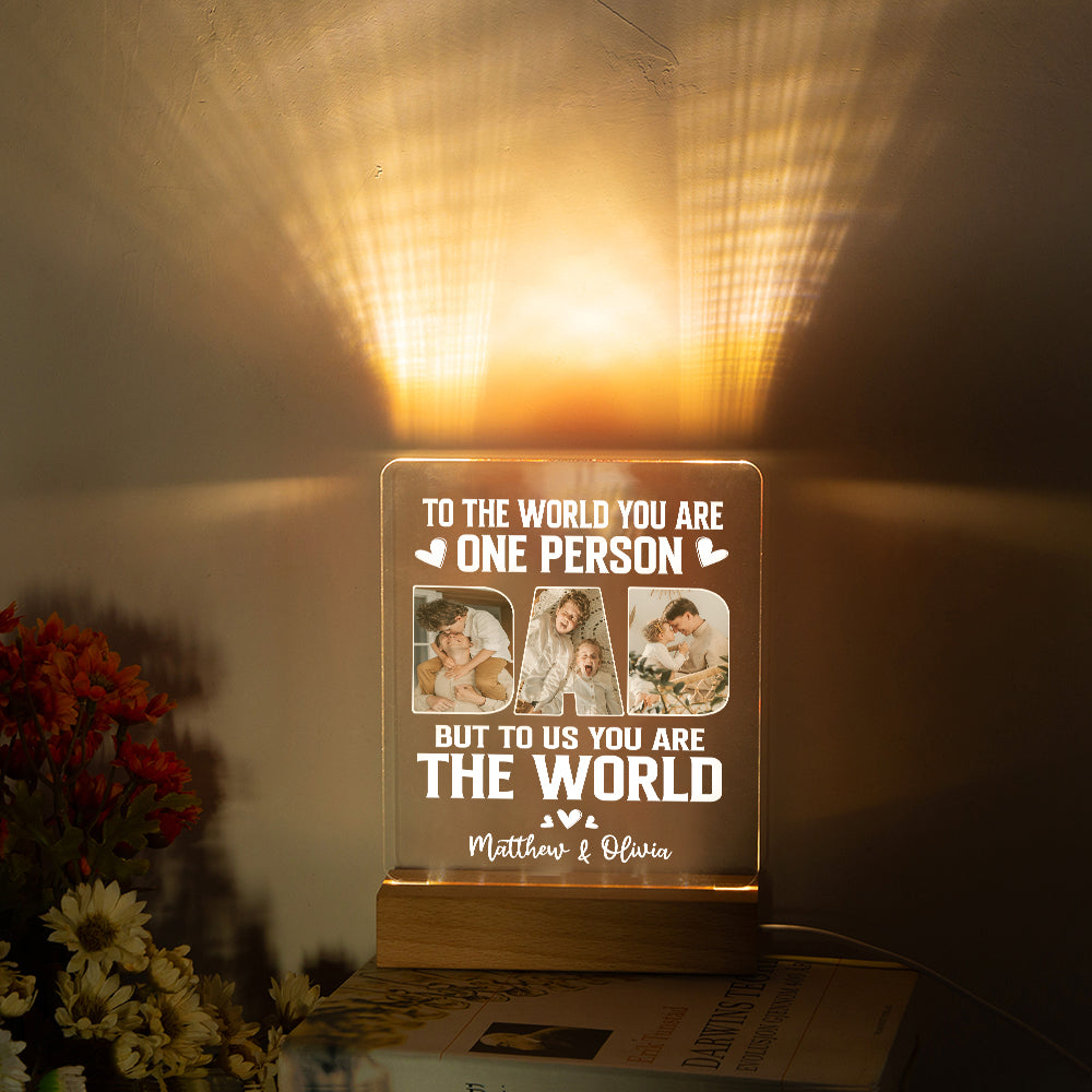 Personalised Dad Night Light