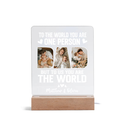 Personalised Dad Night Light