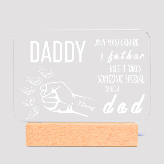 Personalised Daddy Night Light