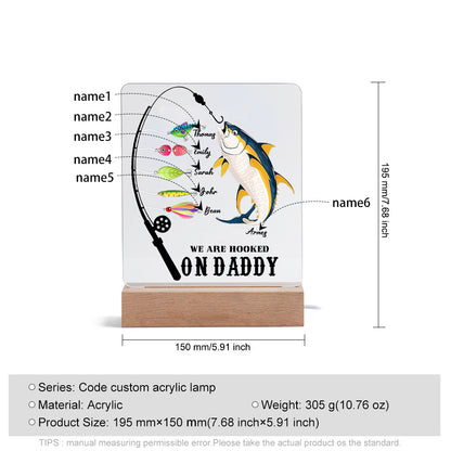 Personalised Fishing Daddy Light