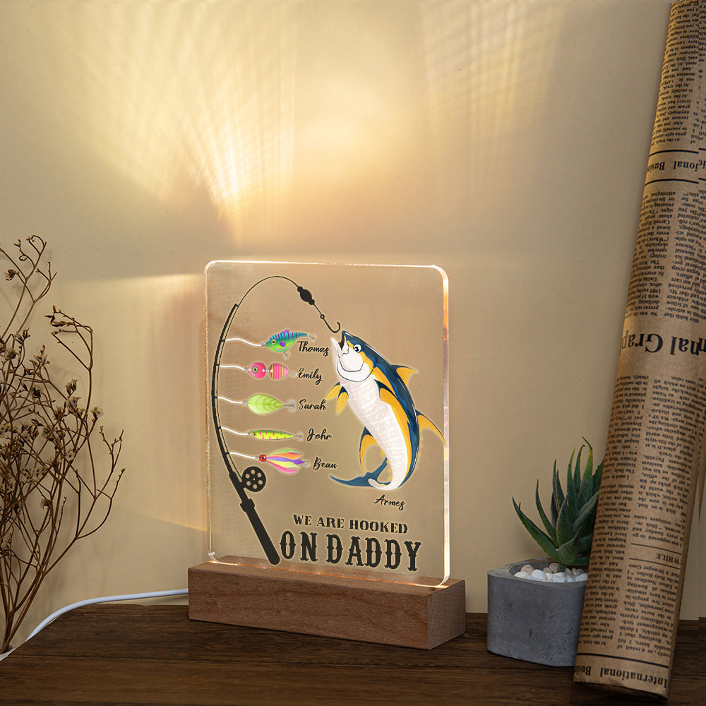 Personalised Fishing Daddy Light