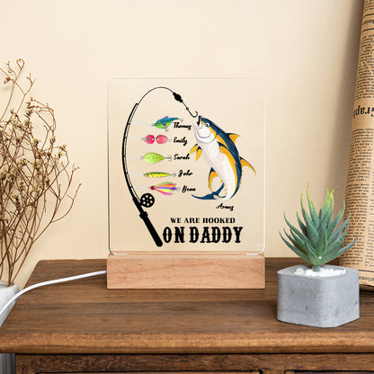 Personalised Fishing Daddy Light