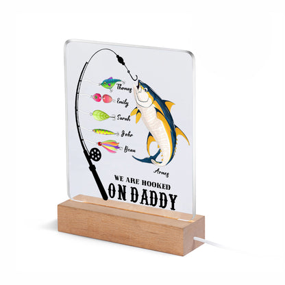 Personalised Fishing Daddy Light