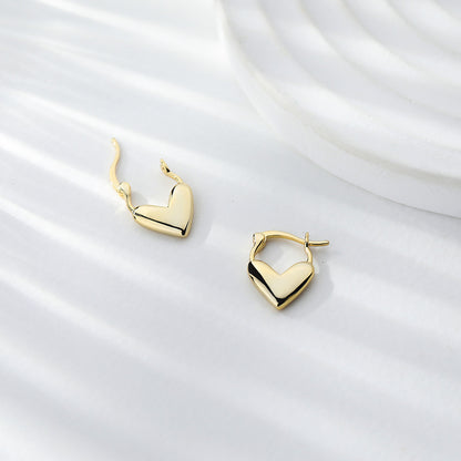 Sweetheart Hoop Earrings