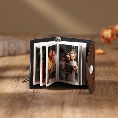 Personalised Leather Mini Photo Album