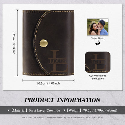 Personalised Photo Engraved Card Wallet