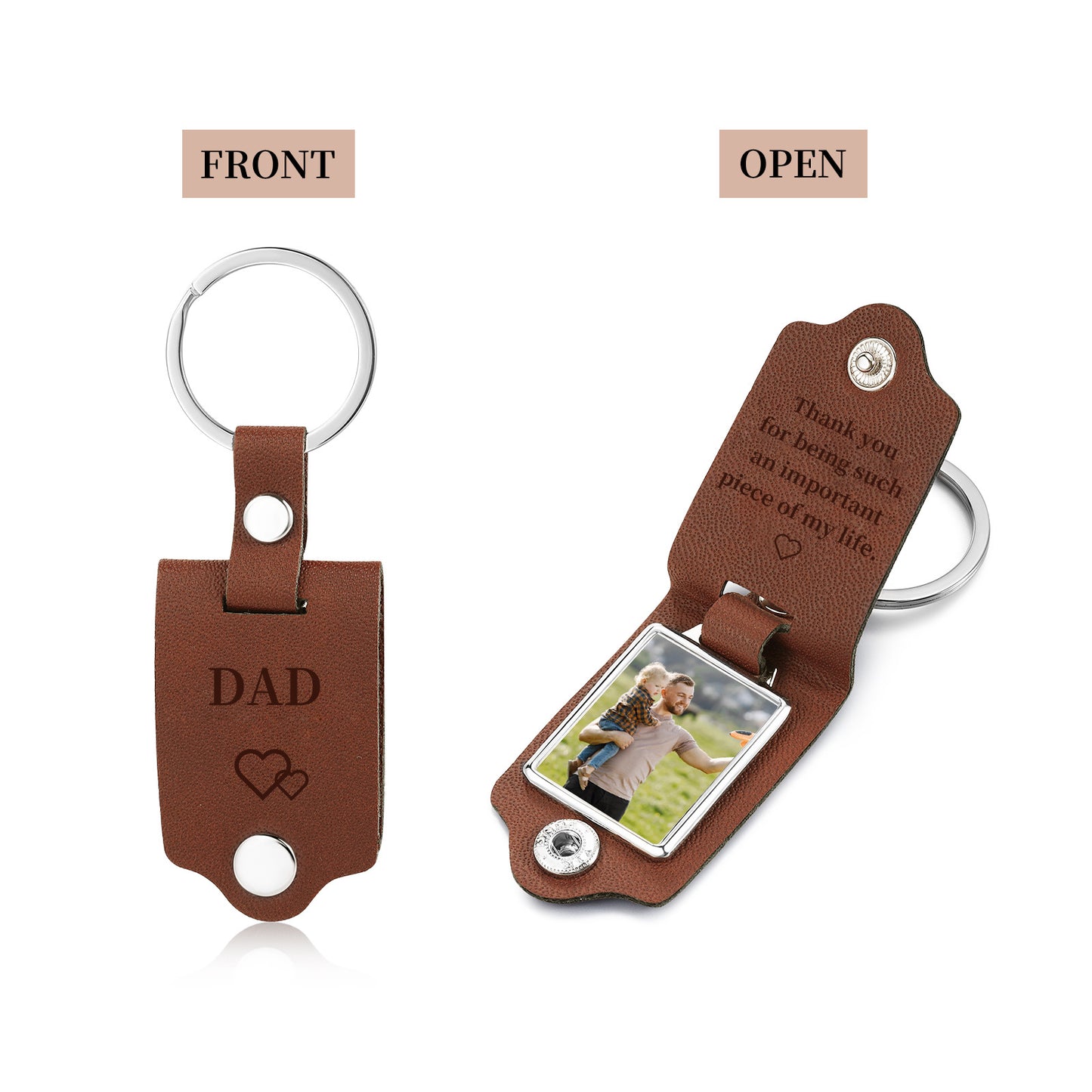 Personalised Photo Keyring