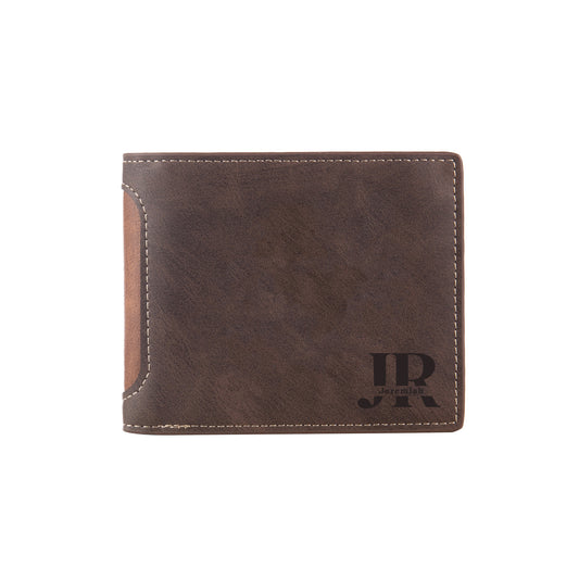 Personalised Family Photo Wallet | Custom Engraved Men's Wallet