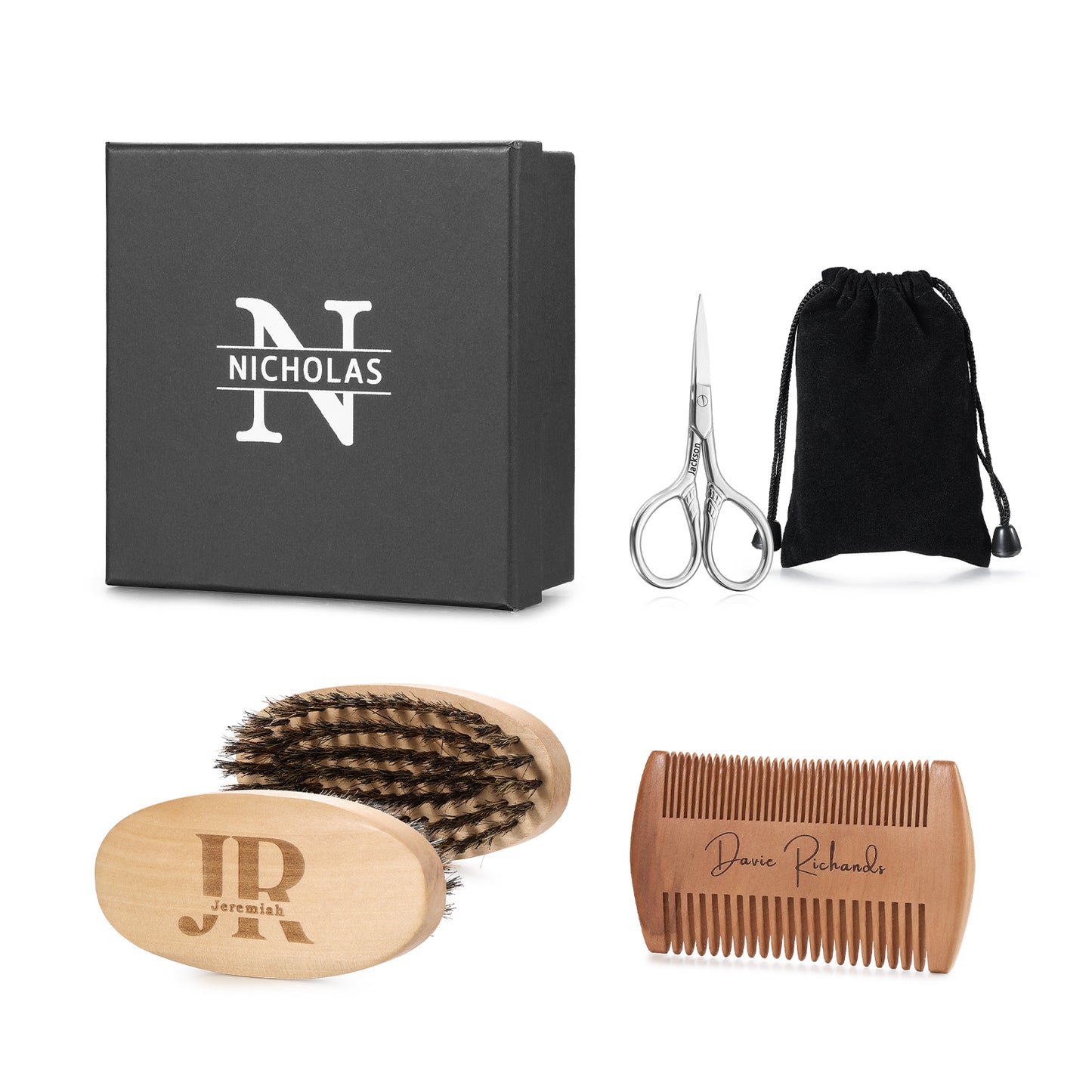 Personalised Beard Grooming Gift Set